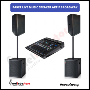 Paket Live Music | Auditorium | PA System | Lapangan | Speaker Aktif Broadway | Paket B
